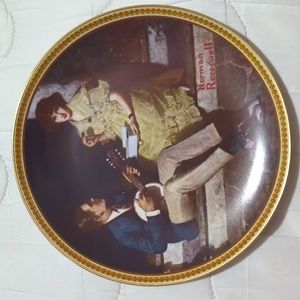 Norman Rockwell "PONDERING ON THE PORCH" Plate